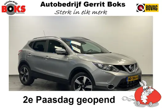 Nissan QASHQAI 1.2 N-Vision Panoramadak Navigatie CruiseControl  Camera 18LMV * 2e Paasdag zijn wij geopend van 12:00 tot 17:00uur! *