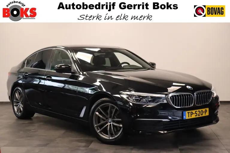 BMW 5 Serie 520i Corporate Lease High Executive Connect drive Navigatie PDC Cruise Control 18LMV Vol Leder afbeelding 1