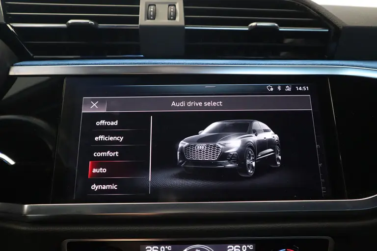 Audi Q3 Sportback 45 TFSI Quattro S-line Black Edition Navigatie Cruise Control  VCP ACC 24 maanden garantie mogelijk (*vraag naar de voorwaarden) afbeelding 16
