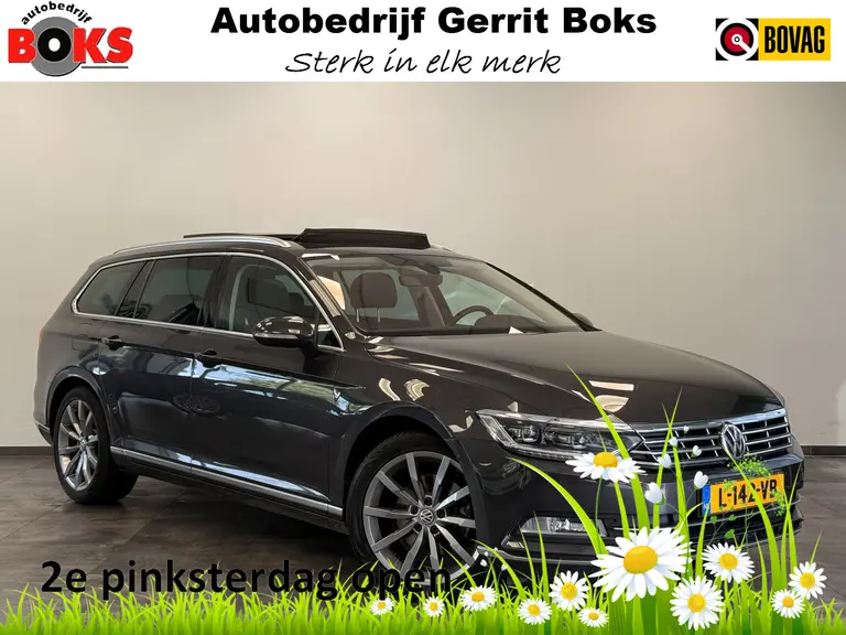 Volkswagen Passat Variant 1.5 TSI Highline Panoramadak Navigatie Full-led !! 2e Pinksterdag zijn wij geopend van 12.00 tot 17.00u !! afbeelding 1