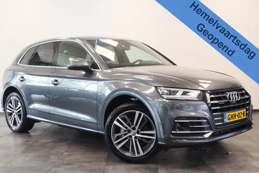 Audi Q5 50 TFSI e quattro S edition B&O Verw Achterbank ACC PDC * Hemelvaartsdag geopend van 12:00 tot 17:00u *