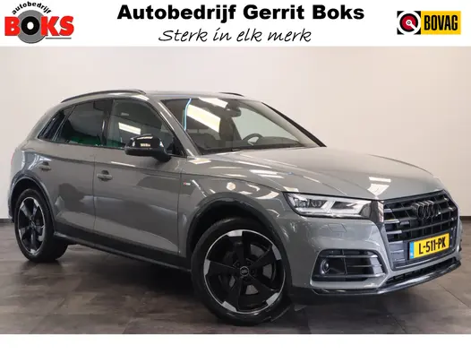 Audi Q5 2.0 TFSI quattro Sport S Line Black Edition QUANTUM GRIJS Head up Leder Panorama dak