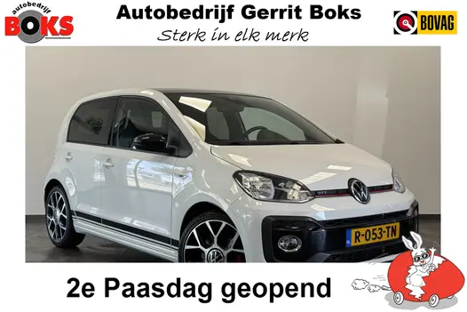 Volkswagen up! 1.0 TSI GTI 5-Drs. ClimateControl Stoelverwarming 17'lmv ! 2e Paasdag geopend van 12.00 tot 17:00u !