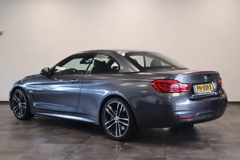 BMW 4 Serie Cabrio 420i High Executive M-sport Leder Head-up Full-led Navigatie afbeelding 3