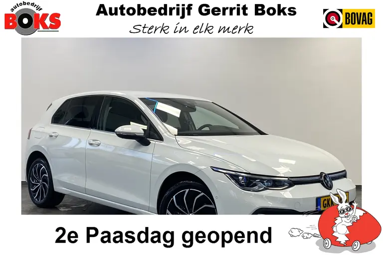 Volkswagen Golf 1.4 eHybrid Style VCP Navigatie Cruise Control 17LMV Sfeerverlichting Flippers bediening * 2e Paasdag zijn wij geopend van 12:00 tot 17:00uur! * afbeelding 1
