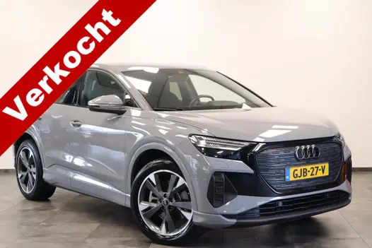 Audi Q4 Sportback e-tron 45 Advanced edition 82 kWh Adapt. cruise stoelverw Camera Elec. achterklep 24 maanden garantie mogelijk (*vraag naar de voorwaarden)
