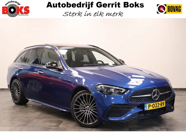 Mercedes-Benz C-Klasse Estate 300 e AMG Line Panorama Memorie Stoelen Sfeerverlichting Head up afbeelding 1