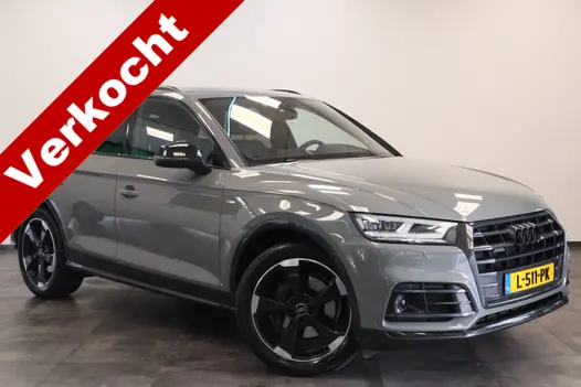 Audi Q5 2.0 TFSI quattro Sport S Line Black Edition QUANTUM GRIJS Head up Leder Panorama dak