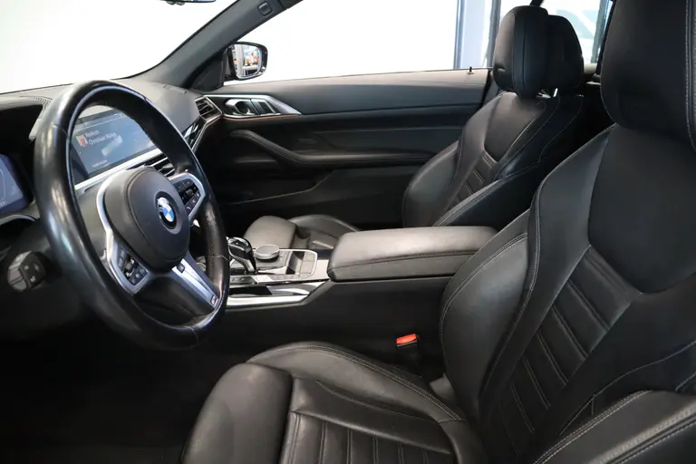 BMW 4 Serie Cabrio M440i xDrive High Executive 374 PK Navigatie 360Camera Volleder Apple carplay 19LMV Head up * 2e Paasdag zijn wij geopend van 12:00 tot 17:00uur! * afbeelding 7