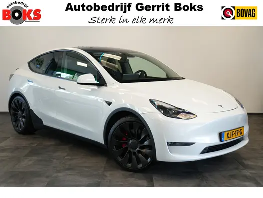 Tesla Model Y Performance AWD 75 kWh SOH 95% ACC Panoramadak HW3 24 Maanden garantie* (Vraag naar de voorwaarden)