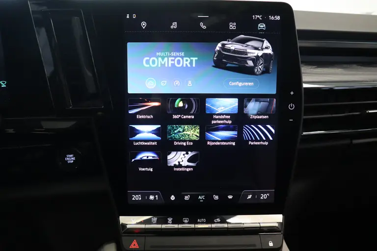 Renault Espace E-Tech full hybrid 200 iconic 7p. Head-up Panoramadak full-leder Harman/kardon Trekhaak Dash Cam afbeelding 17