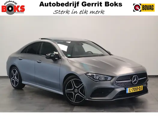 Mercedes-Benz CLA-Klasse 180 AMG Business Solution Luxury Sfeer verlichting Panoramadak, Ambi light, Navigatie, 18LMV, Matte kleur 24 maanden garantie mogelijk (*vraag naar de voorwaarden)