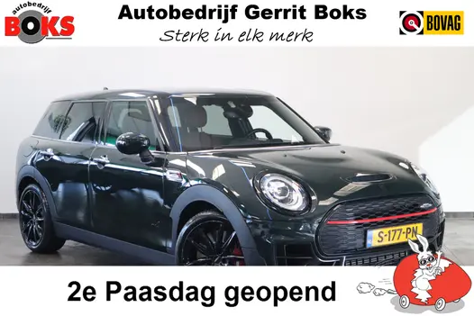 MINI Clubman 306PK 2.0 JCW ALL4 Harmann Kardon Navigatie Cruise control vol leder interieur 18LMV * 2e Paasdag zijn wij geopend van 12:00 tot 17:00uur! *