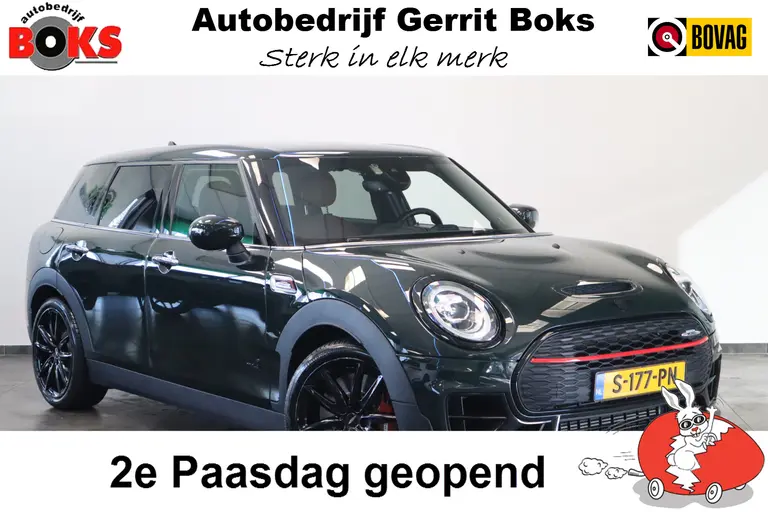 MINI Clubman 306PK 2.0 JCW ALL4 Harmann Kardon Navigatie Cruise control vol leder interieur 18LMV * 2e Paasdag zijn wij geopend van 12:00 tot 17:00uur! * afbeelding 1