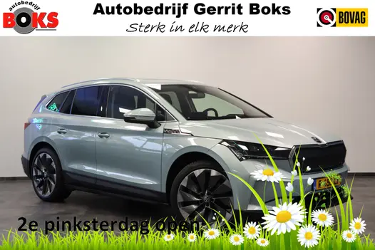 Skoda Enyaq iV 80 First Edition High Panoramadak HUD VCP Navi Clima Cruise Camera 21"LM !! 2e Pinksterdag geopend van 12:00 tot 17:00u !!