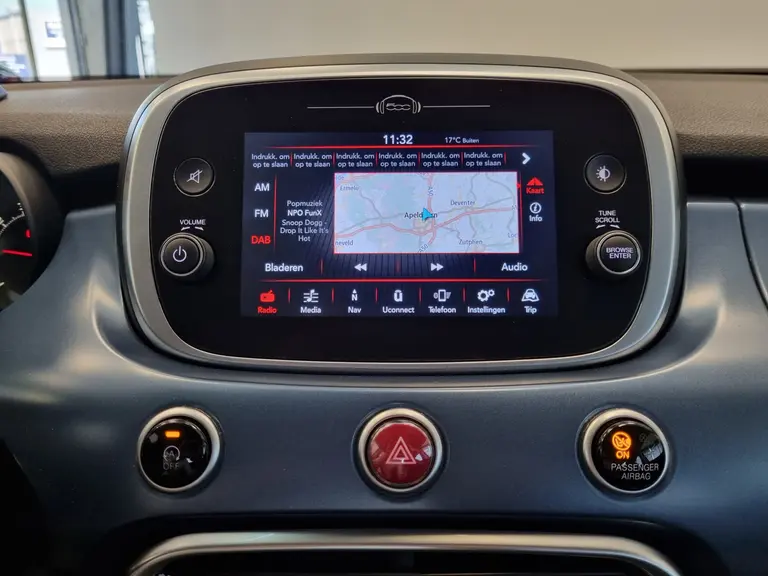 Fiat 500X 1.4 Turbo MultiAir Lounge Mirror Apple Carplay Navigatie, Apple Carplay, Climate Control,  Cruise PDC  17"LM 136 PK! afbeelding 15