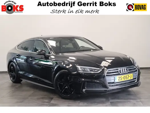 Audi A5 Sportback 35 TFSI Sport S-line edition Cruise Climate Navi N Gloss Black wielen