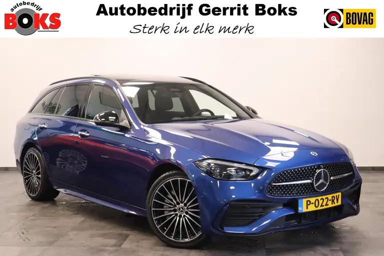 Mercedes-Benz C-Klasse Estate 300 e AMG Line Panorama Memorie Stoelen Sfeerverlichting Head up 24 maanden garantie mogelijk (*vraag naar de voorwaarden) afbeelding 1