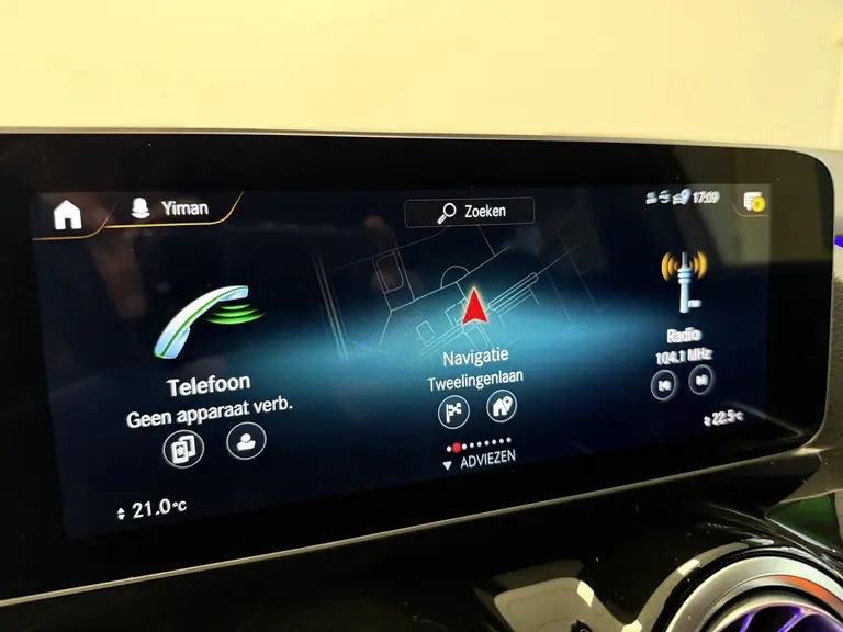 Mercedes-Benz B-Klasse 200 Premium 163 PK Climate Control Navigatie Widescreen Sfeerverlichting Flipper schakeling afbeelding 18
