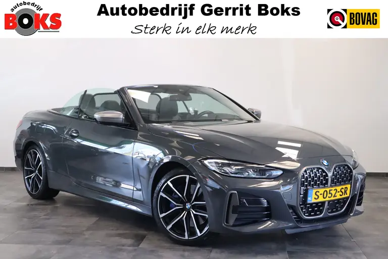 BMW 4 Serie Cabrio M440i xDrive High Executive 374PK Navigatie 360Camera Volleder Apple carplay 19LMV Head up afbeelding 1